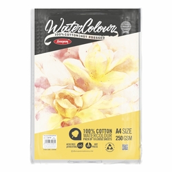 Anupam WaterColour Paper 100% Cotton A4 250GSM Hot Pressed 10Shts